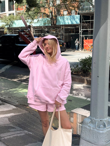 Pastel Magenta Oversized Hoodie for Effortless Everyday Style