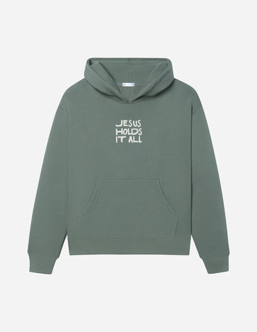Cozy Unisex Hoodie with Inspirational Faith-Based Design