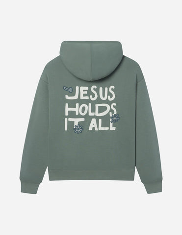 Cozy Unisex Hoodie with Inspirational Faith-Based Design