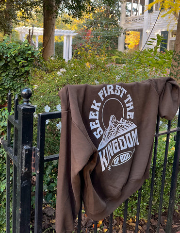 Seek First Kingdom of God Unisex Hoodie for Everyday Faith and Comfort
