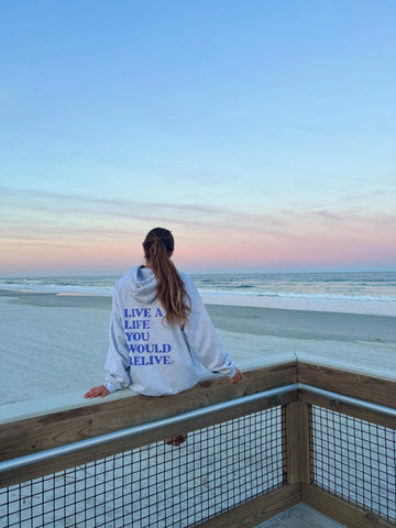 Live A Life You Would Relive Hoodie - Cozy Everyday Inspiration