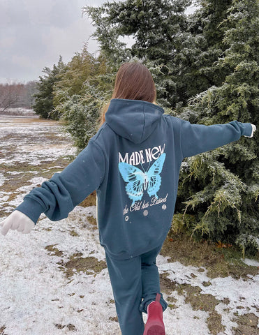 Butterfly Graphic Hoodie for Everyday Comfort and Inspirational Style