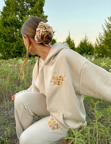 Soft Cream Unisex Hoodie for Everyday Comfort and Inspirational Style