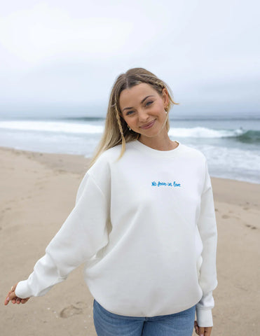 Inspiring No Fear in Love Unisex Sweatshirt for Everyday Faith