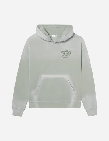 Cozy Marsh Green Hoodie with Inspirational Love Verse