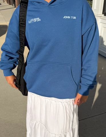 Cozy Unisex River of Life Hoodie for Inspirational Everyday Style