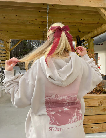 Inspired Strength Hoodie | Cozy Unisex Sweatshirt with Inspirational Quote