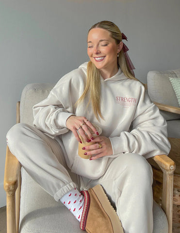 Inspired Strength Hoodie | Cozy Unisex Sweatshirt with Inspirational Quote