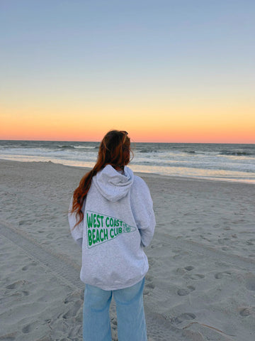 Soft Vintage Beach Club Hoodie for Cozy Everyday Style