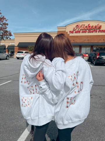 Cozy Grey Reindeer Hoodie for Winter Outfits and Festive Style